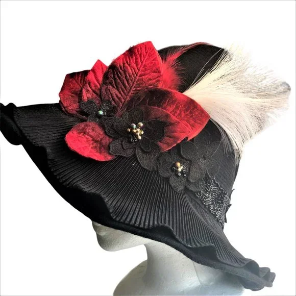 Hand Crafted | Accessories | Handcrafted Y2k Boho Black Wool  display picture 2